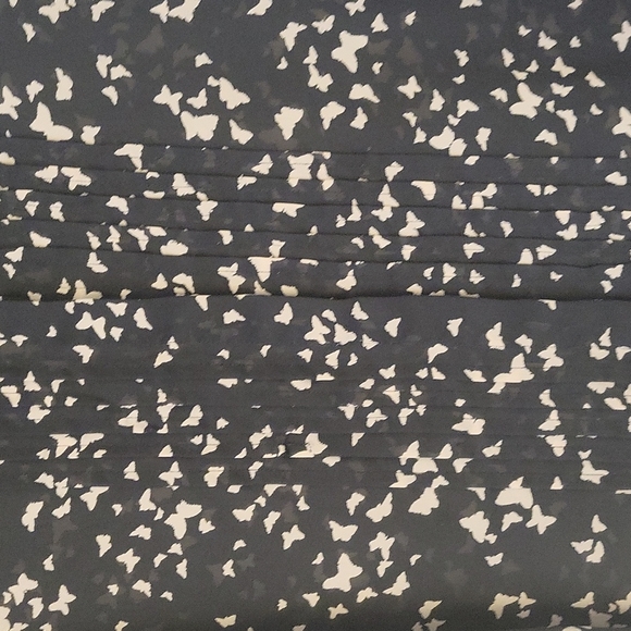 EUC, LC Lauren Conrad Butterfly Blouse, S, Black/white color - Picture 6 of 12